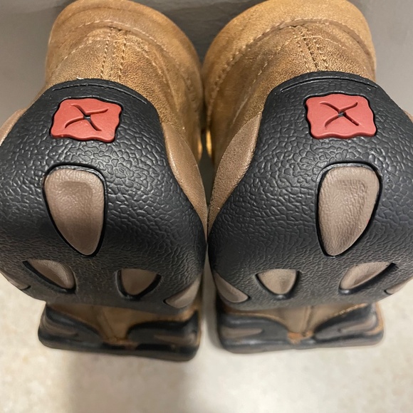 TWISTED X Women's Chukka Driving Mocs Bomber 7.5 WIDE Leather Rodeo Boho - Picture 7 of 15